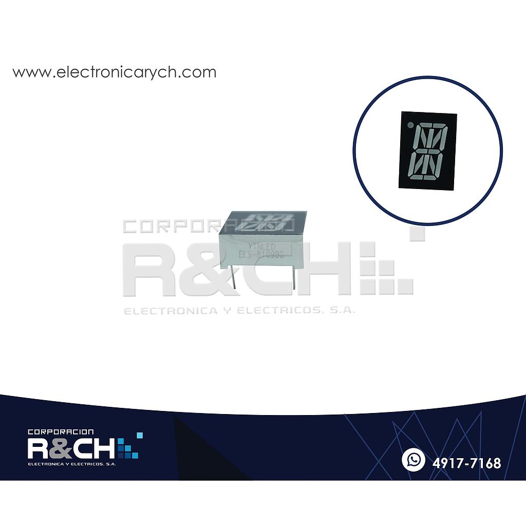 DP-8109BG Display Alfanumerico Anodo comun Verde 0.8"