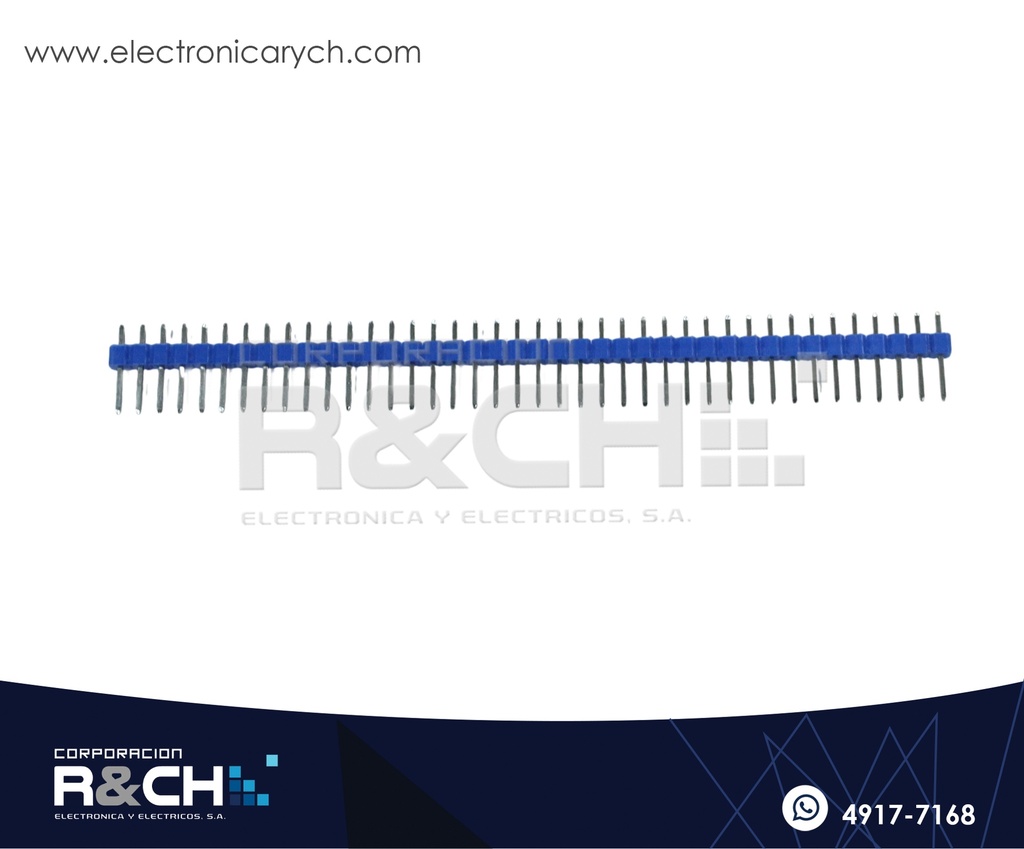 CN-IDC40MAZ conector IDC 40 pin macho Azul