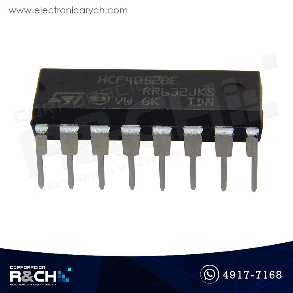 NTE4052B CMOS multiplexor analogo 4 canales