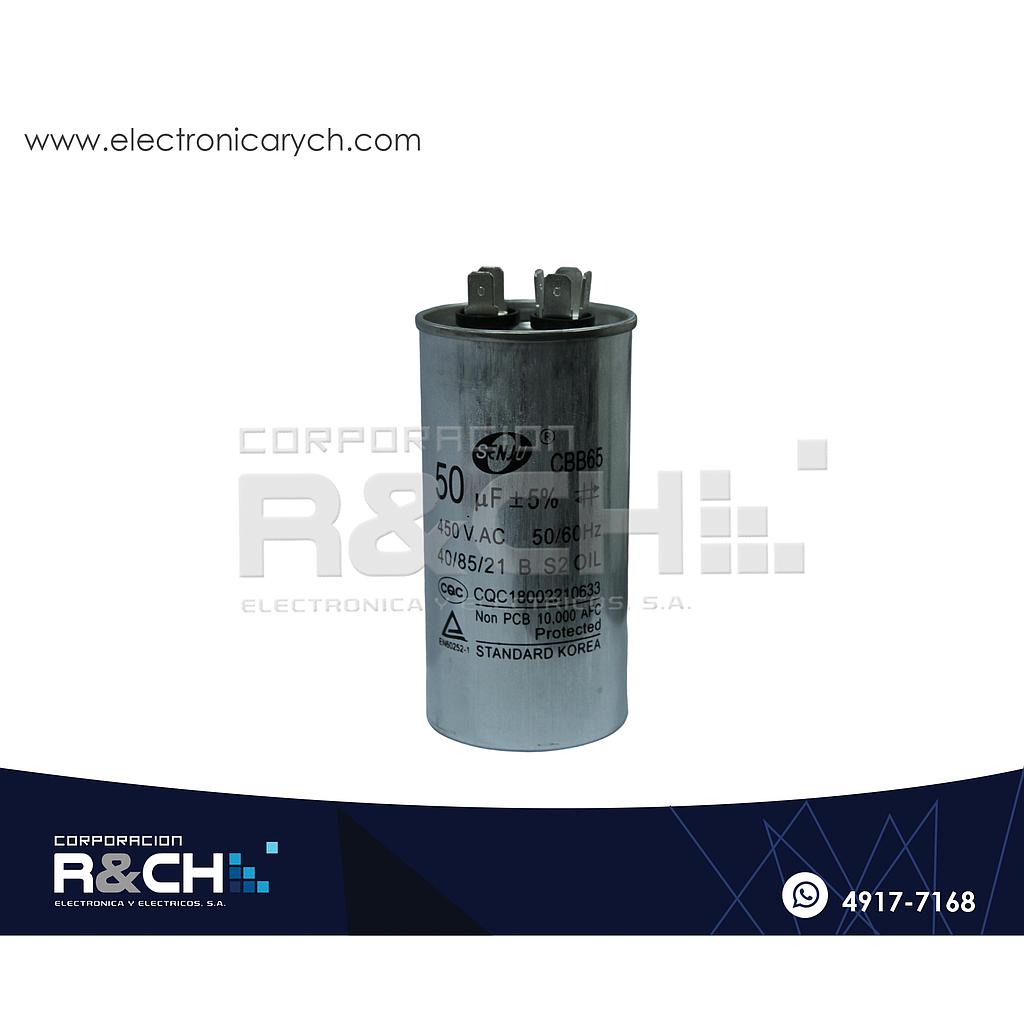 CBB65-50 Capacitor de Arranque 50uF 450V AC