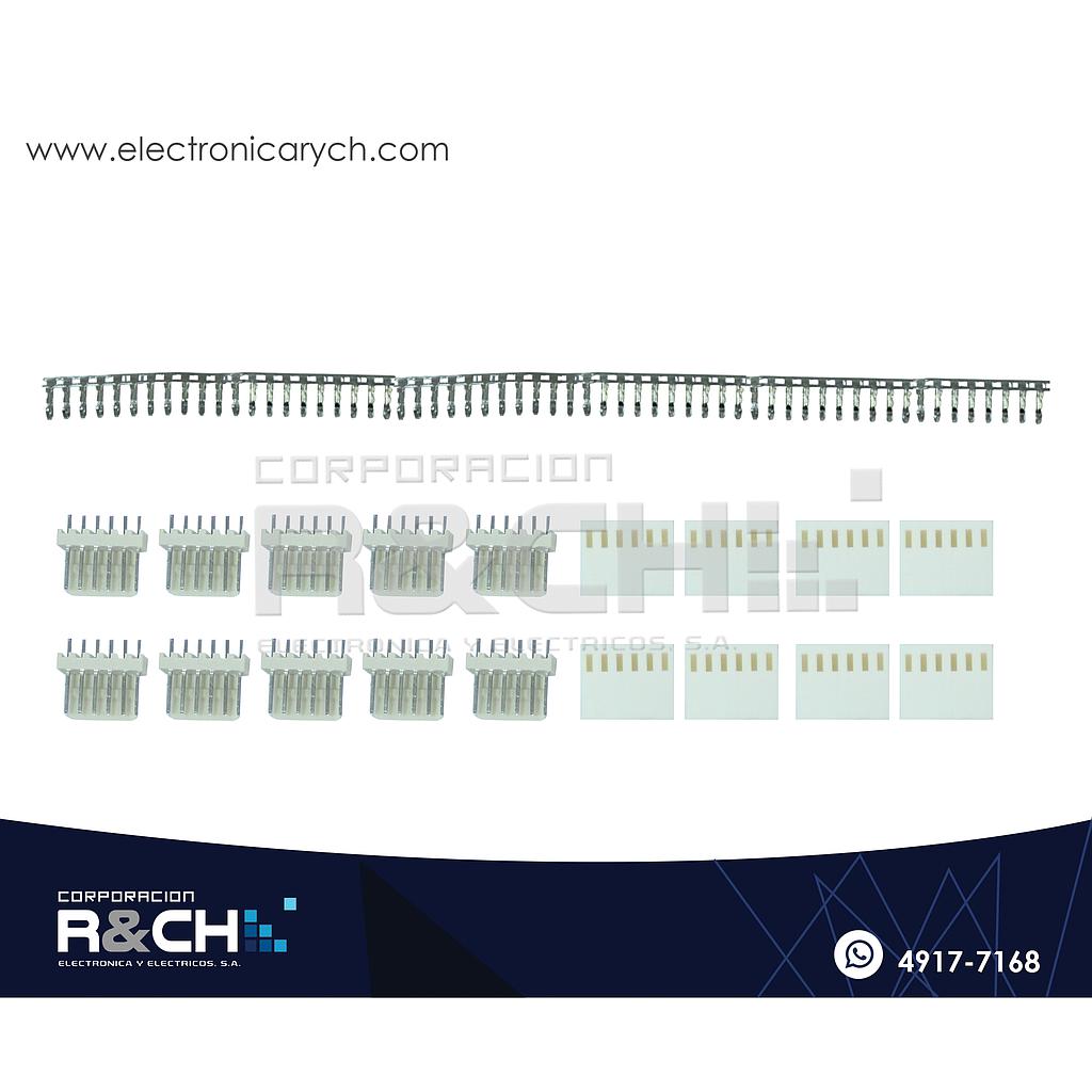 SX-KF-6 Set de Conectores 6 Pin 2.54mm Macho+Hembra