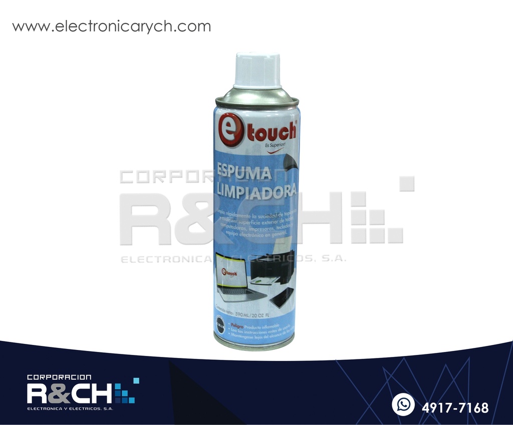 ES-ETH Espuma Limpiadora tipo Spray Etouch