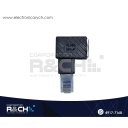 AD-45MCR Adaptador RJ45 Plug a Jack Curvo Derecho