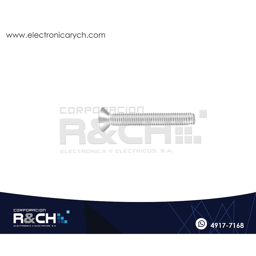 TOR-P430 Tornillo M4x30mm Cabeza Plana