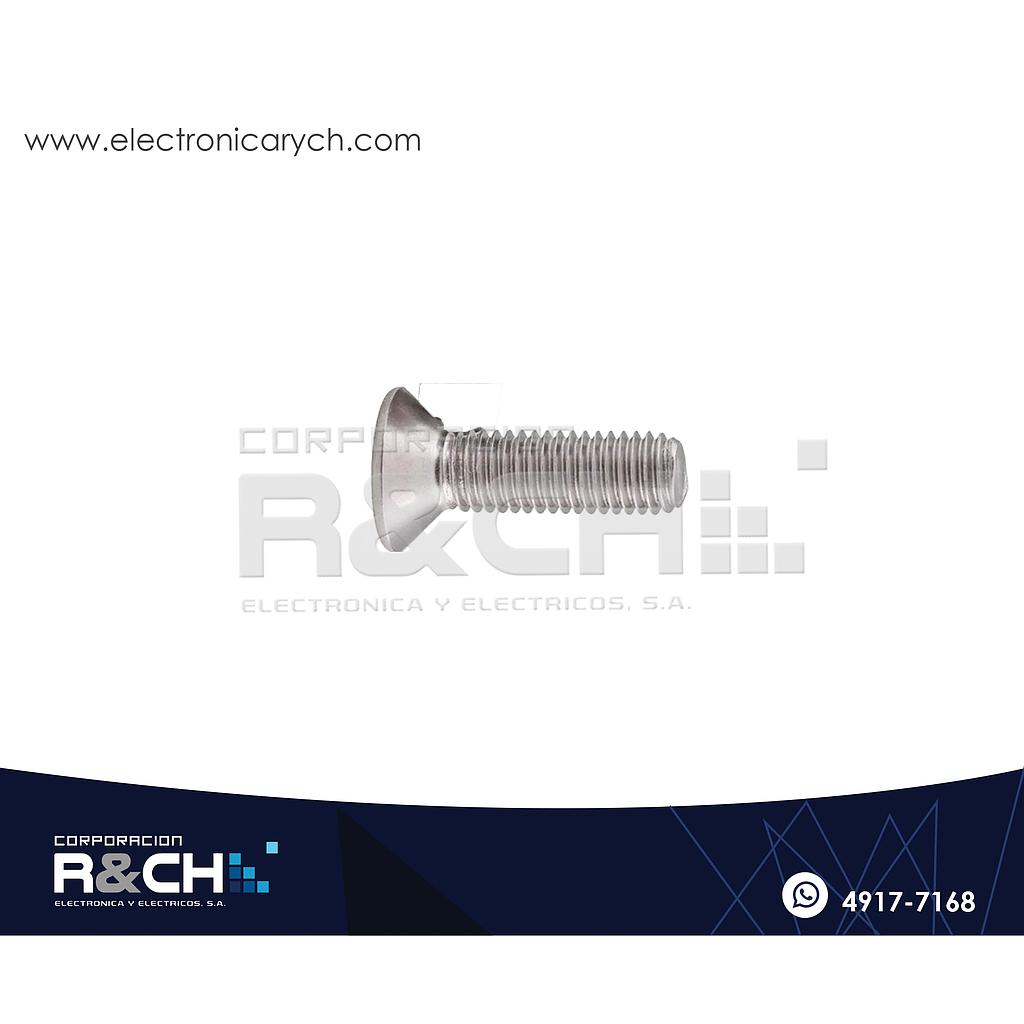 TOR-P412 Tornillo M4x12mm Cabeza Plana