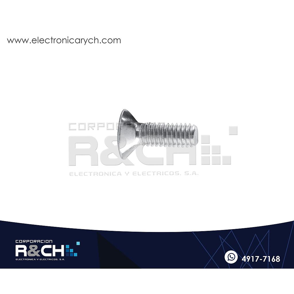 TOR-P410 Tornillo M4x10mm Cabeza Plana