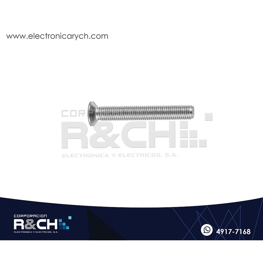 TOR-P330 Tornillo M3x30mm Cabeza Plana