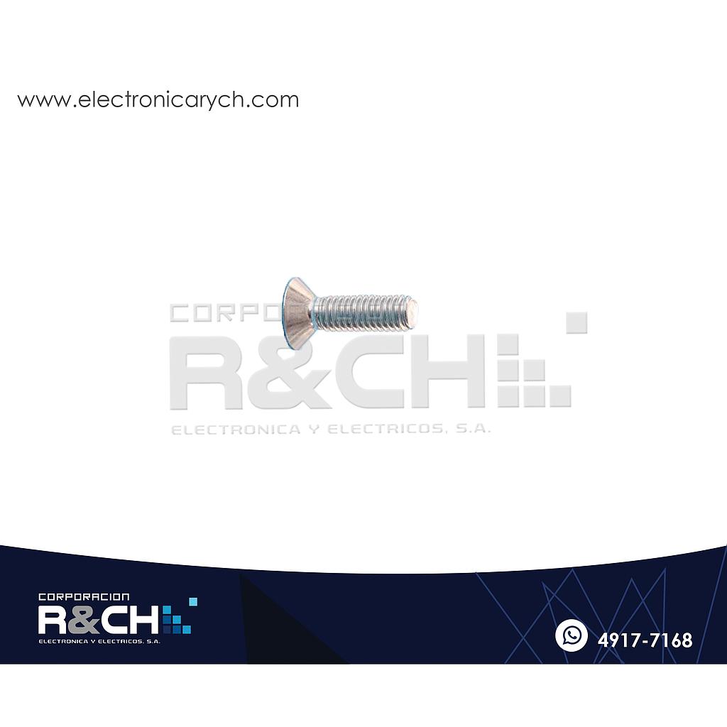 TOR-P325 Tornillo M3x25mm Cabeza Plana