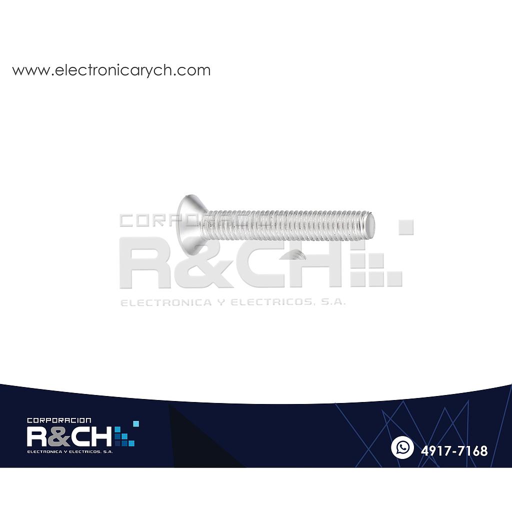 TOR-P320 Tornillo M3x20mm Cabeza Plana