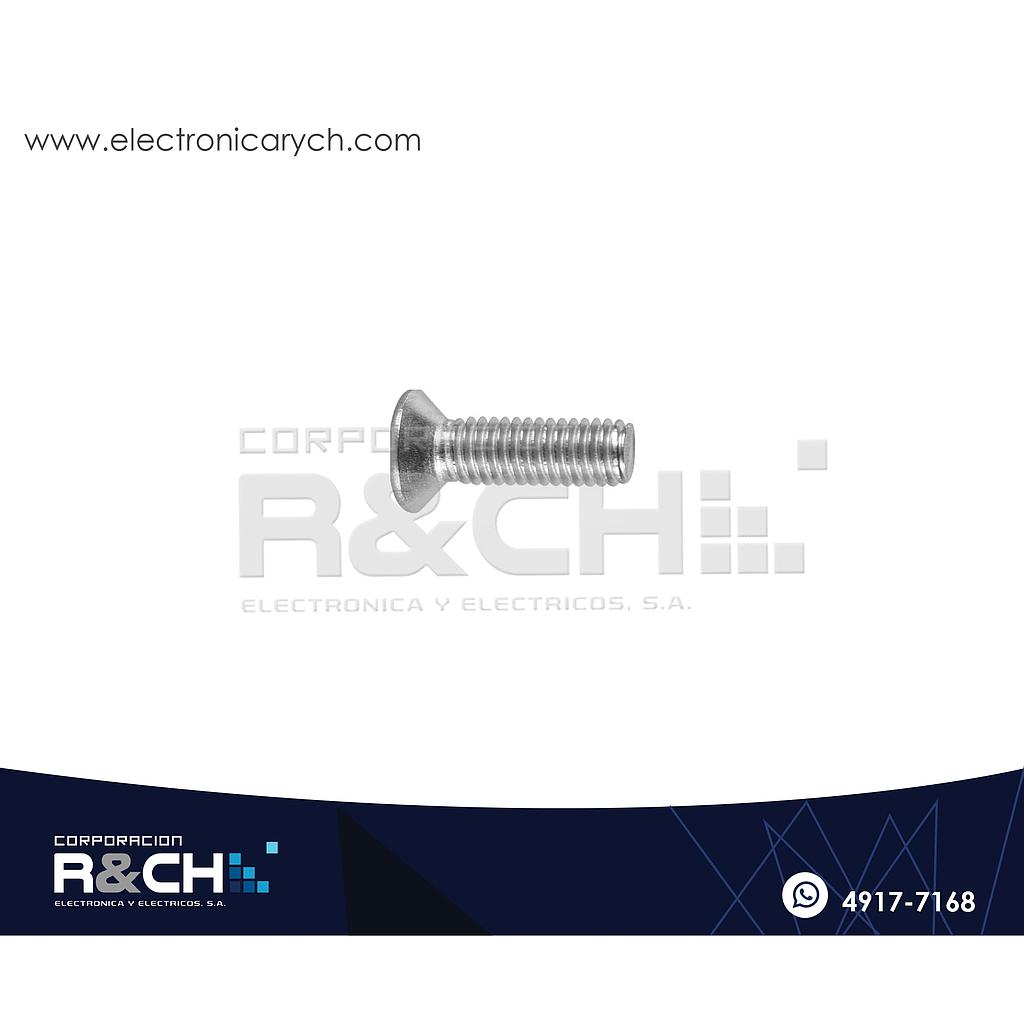 TOR-P310 Tornillo M3x10mm Cabeza Plana