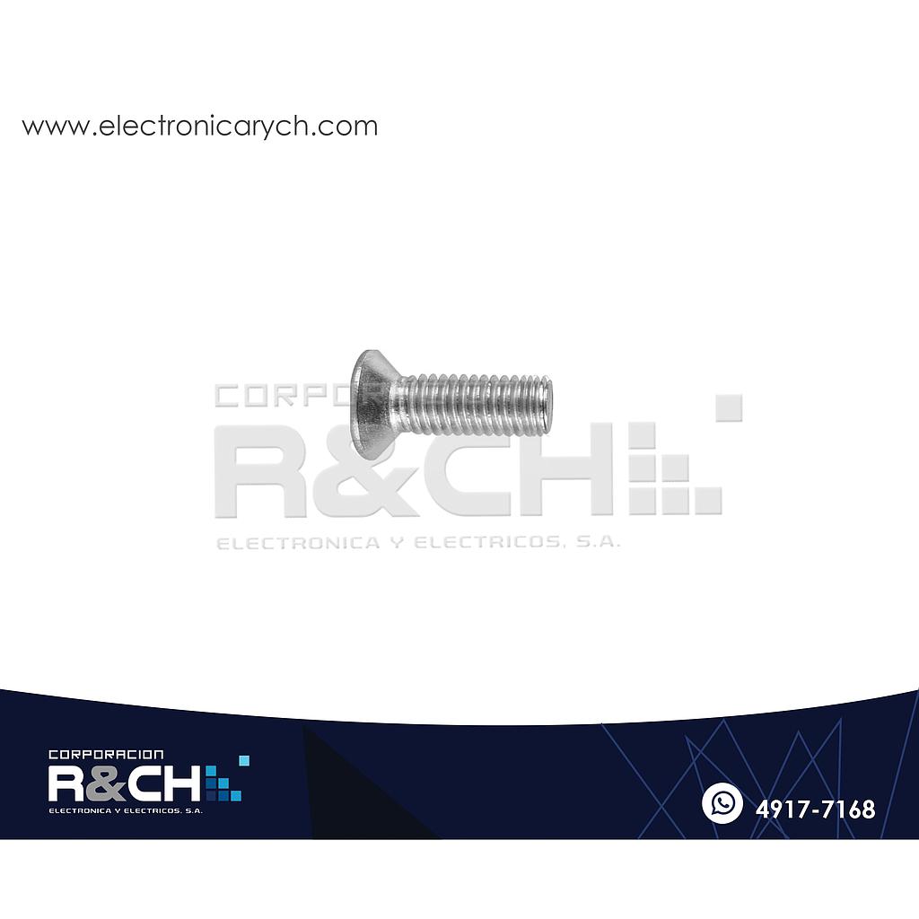 TOR-P308 Tornillo M3x8mm Cabeza Plana