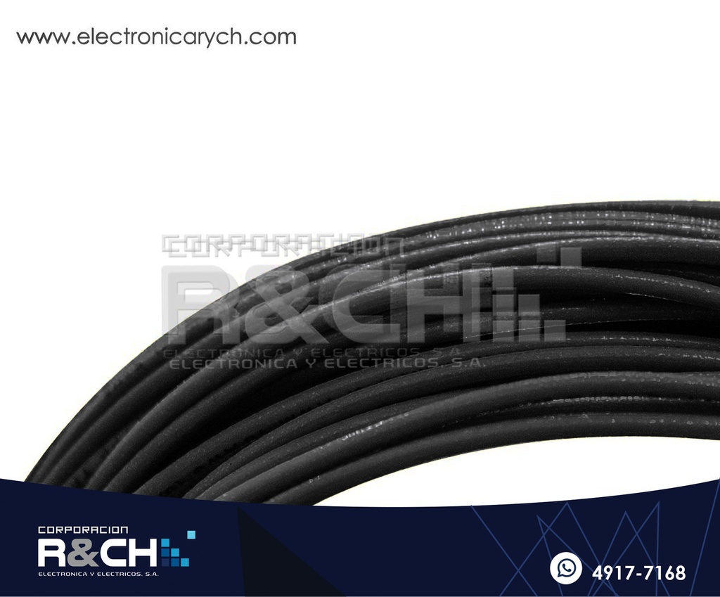 CB-T18N Cable 18 Negro para control
