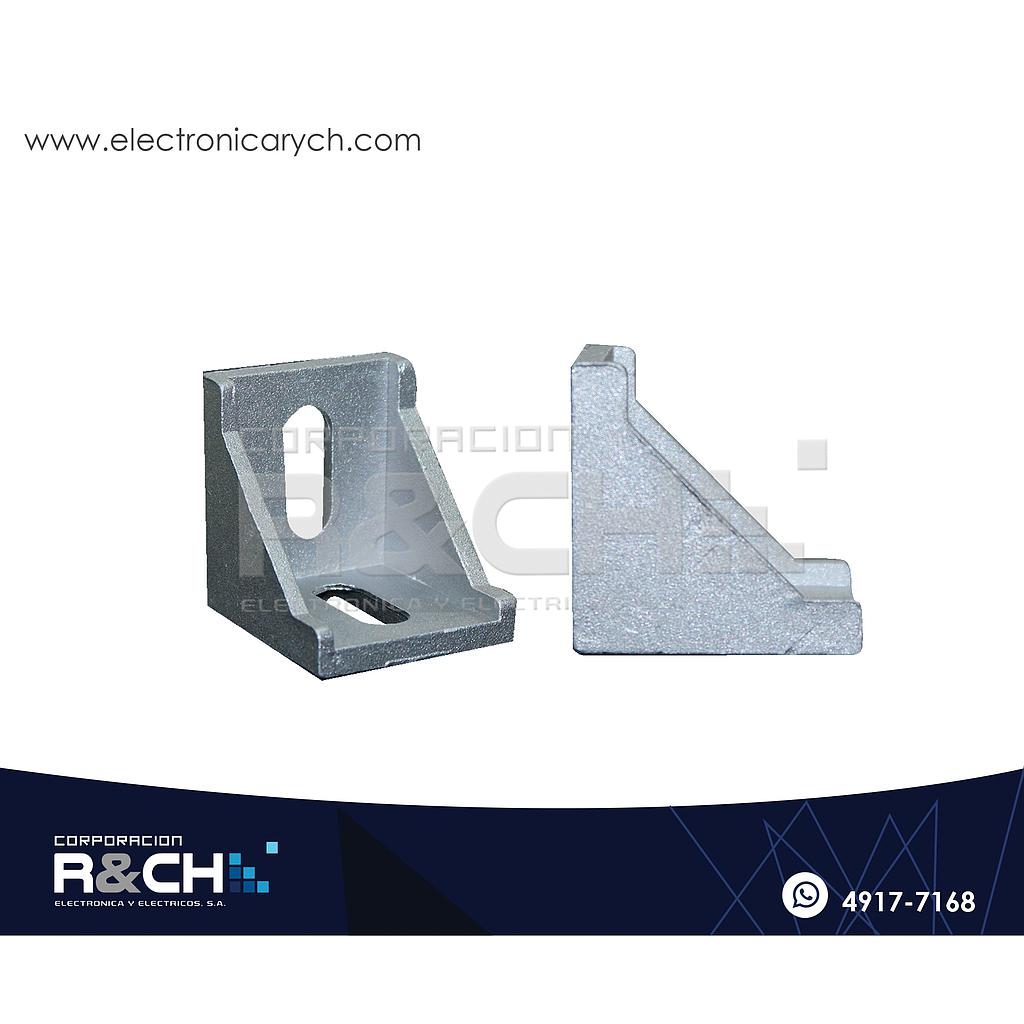 PF-205 Accesorio Soporte Angular 90 Aluminio 60x60mm