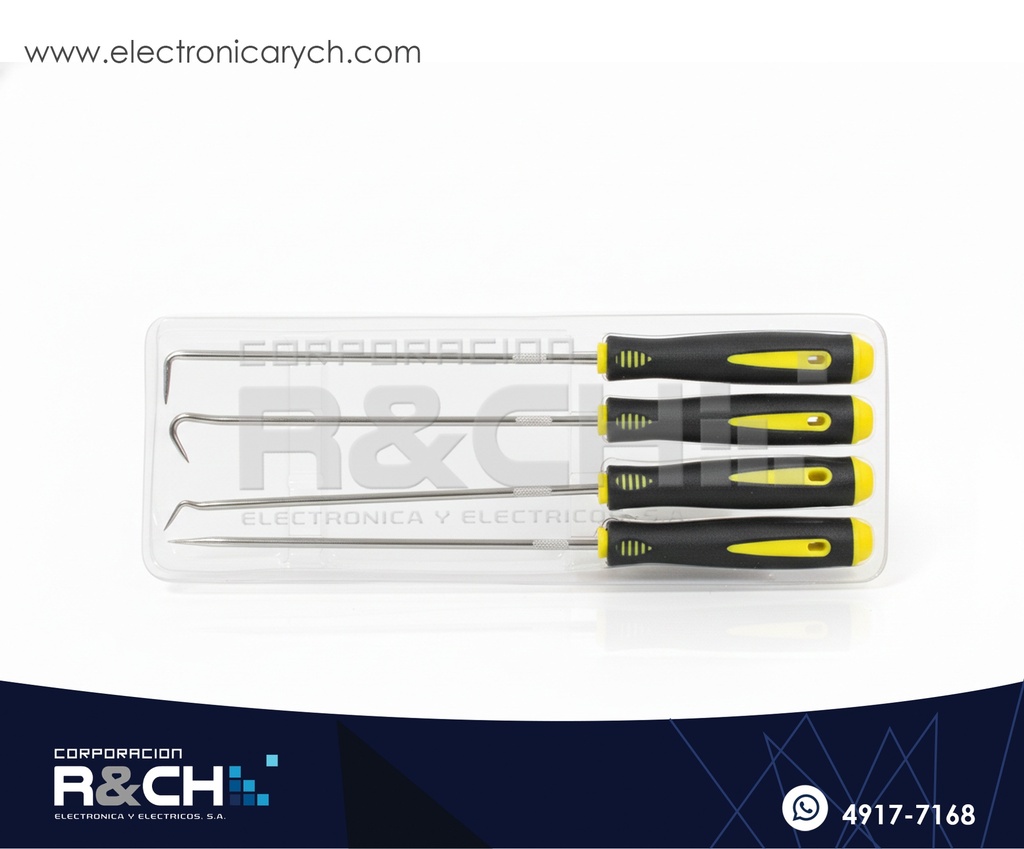 HM-240 Kit de Destornilladores para Sellos Bi metal 4 unidades