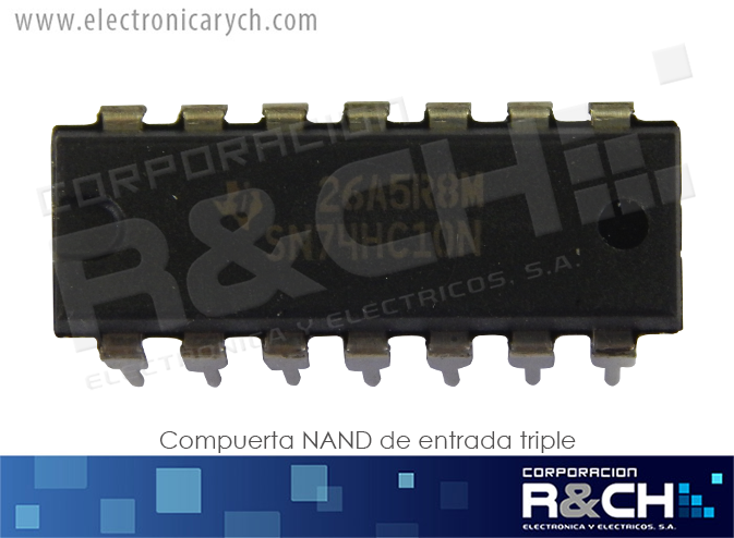 NTE74HC10 CMOS triple 3 imput NAND HI speed