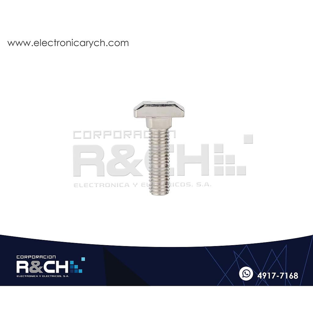 TOR-M525 Tornillo M5x25mm Cabeza Tipo Martillo Para perfil de aluminio