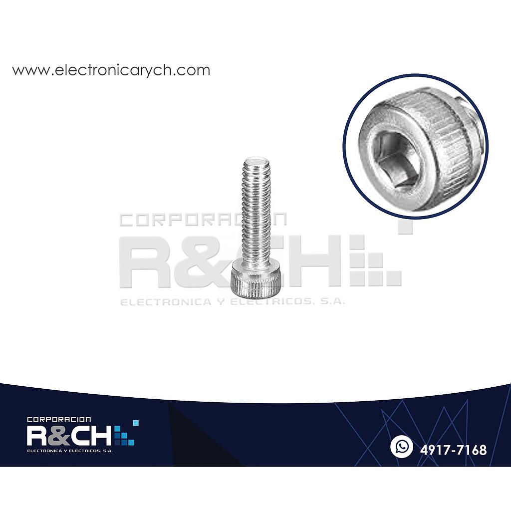 TOR-H314 Tornillo M3x14mm Cabeza Hexagonal interior