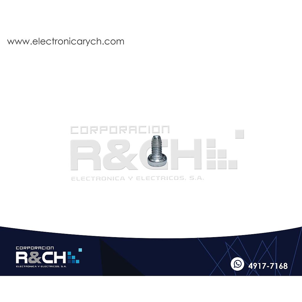 TOR-R306 Tornillo M3x6mm Cabeza Redonda