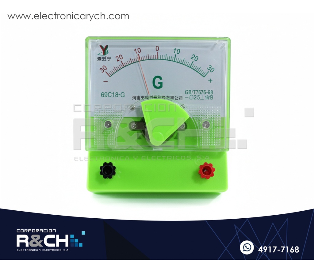 69C68G Galvanometro -30 a 30