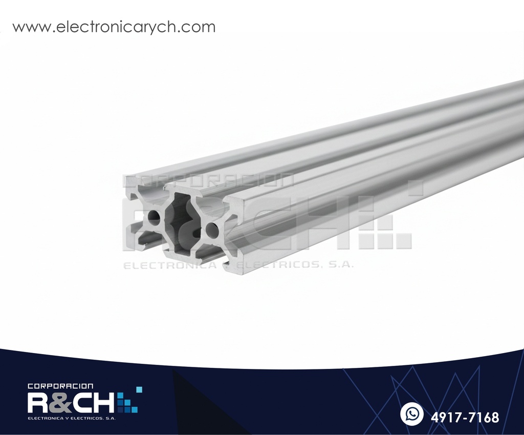 PF-2040V-3 Perfil de Aluminio 2040 V-slot 3m Largo aprox