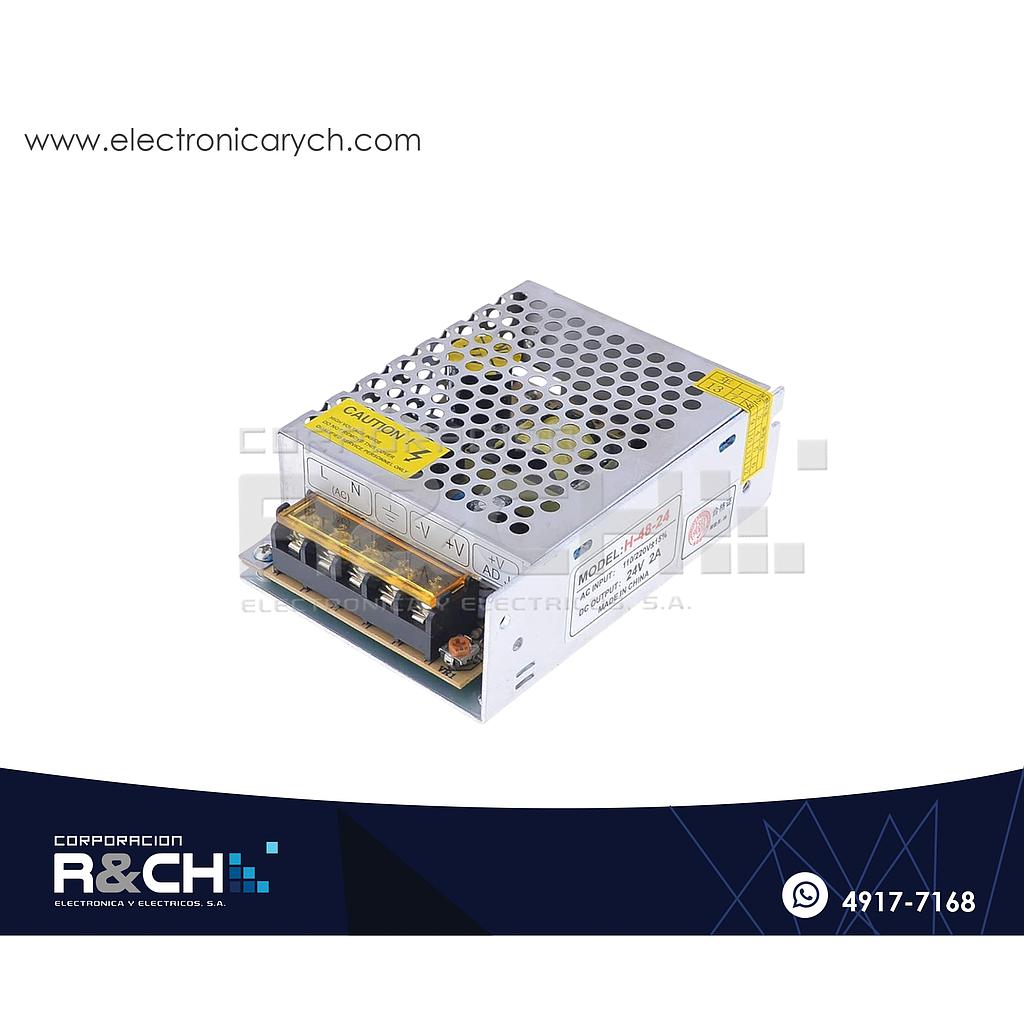 FE-2402A Fuente 24V 2A aluminio