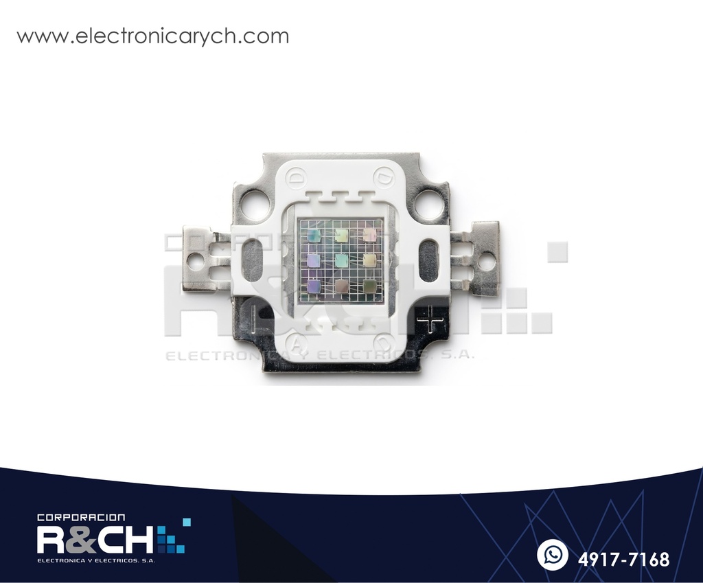 LD-C10UV85 Led Cuadrado 10W UV 380nm-385nm