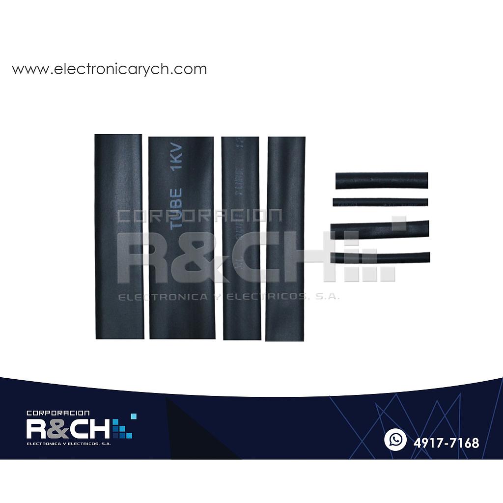 SX-127 Set de Termoencogible varios Tamaños color negro 127 unidades