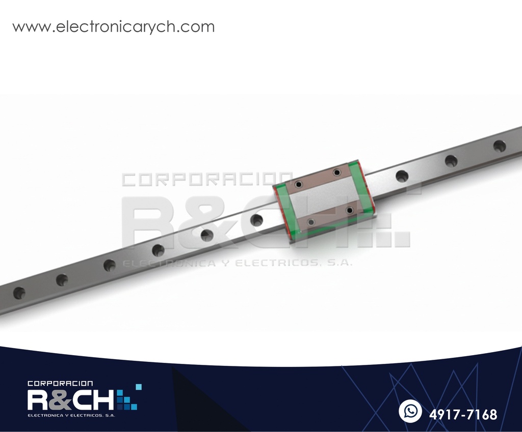 HM-MGN12H100 Riel de Movimiento Lineal+Carro Lineal Para CNC o 3D 100cm