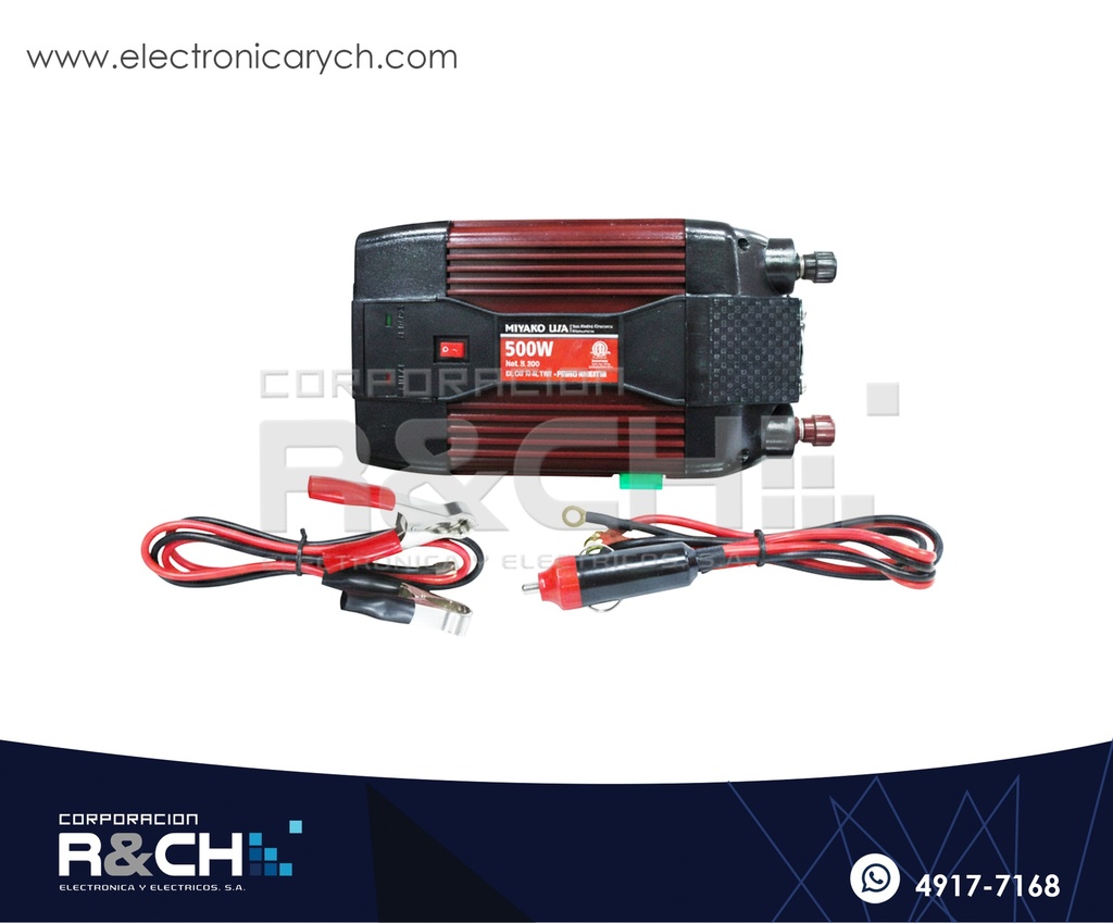 SI-500 Inversor Solar 500W 12V a 110V