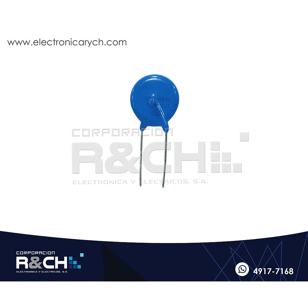 VA-20D681K Varistor Style：20D681K