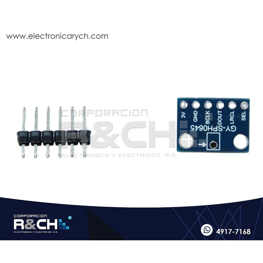 MD-GY645L Modulo Sensor de sonido Digital GY-SPH0645LM4H