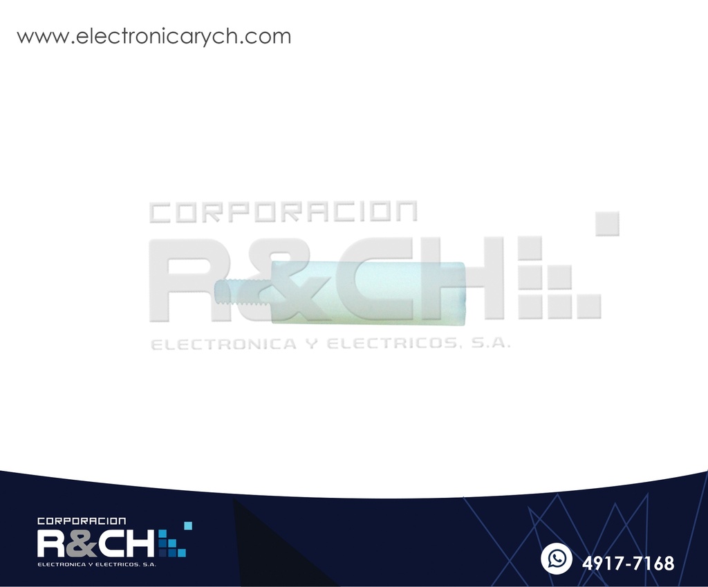 TN-20P Espaciador Plastico 20mm con Tornillo 6mm