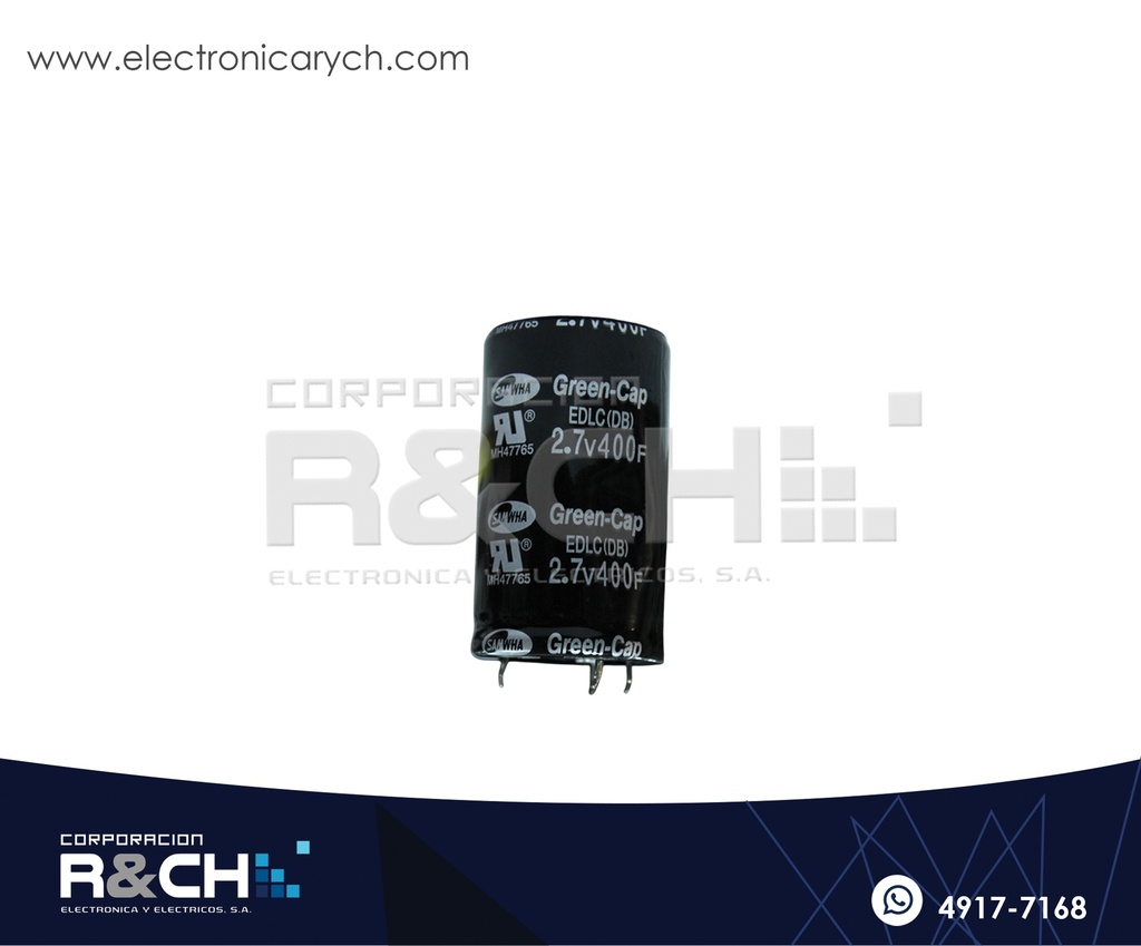 FE-400F4/27 Super Capacitor 400F 2.7V 4 pin