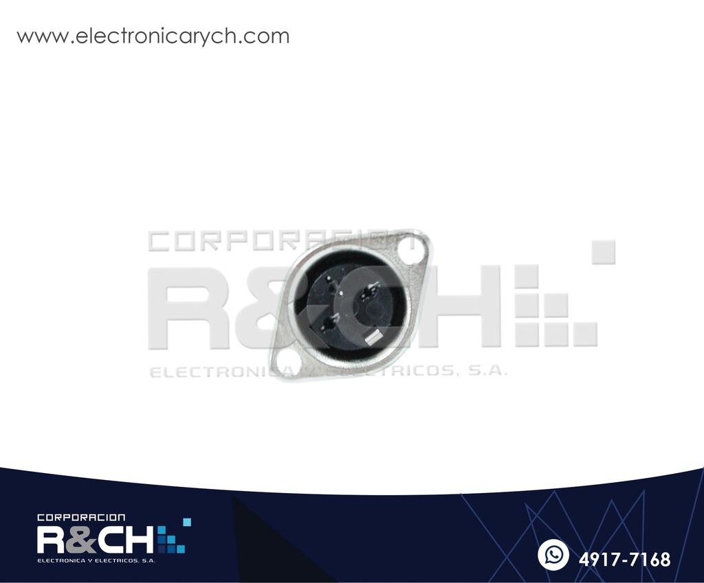 CN-MD3FC Conector Mini Din 3 pin Hembra para Chasis