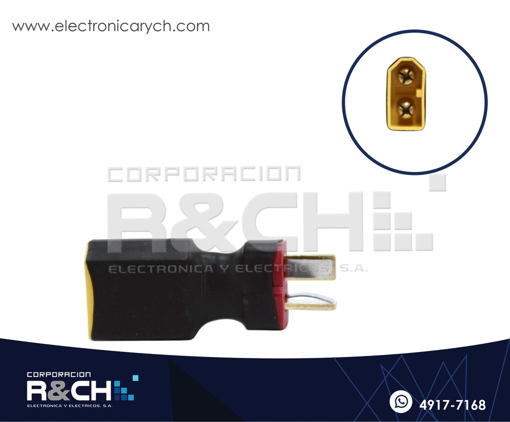 CN-XT603 Conector Macho a T Plug Macho