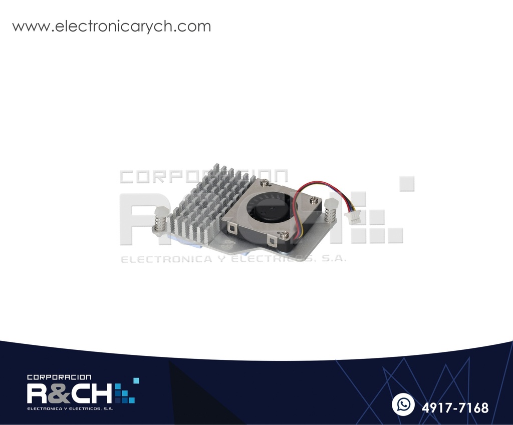 R-DSP5O Base con Sistema de enfriamiento para Raspberry Pi 5 Oficial