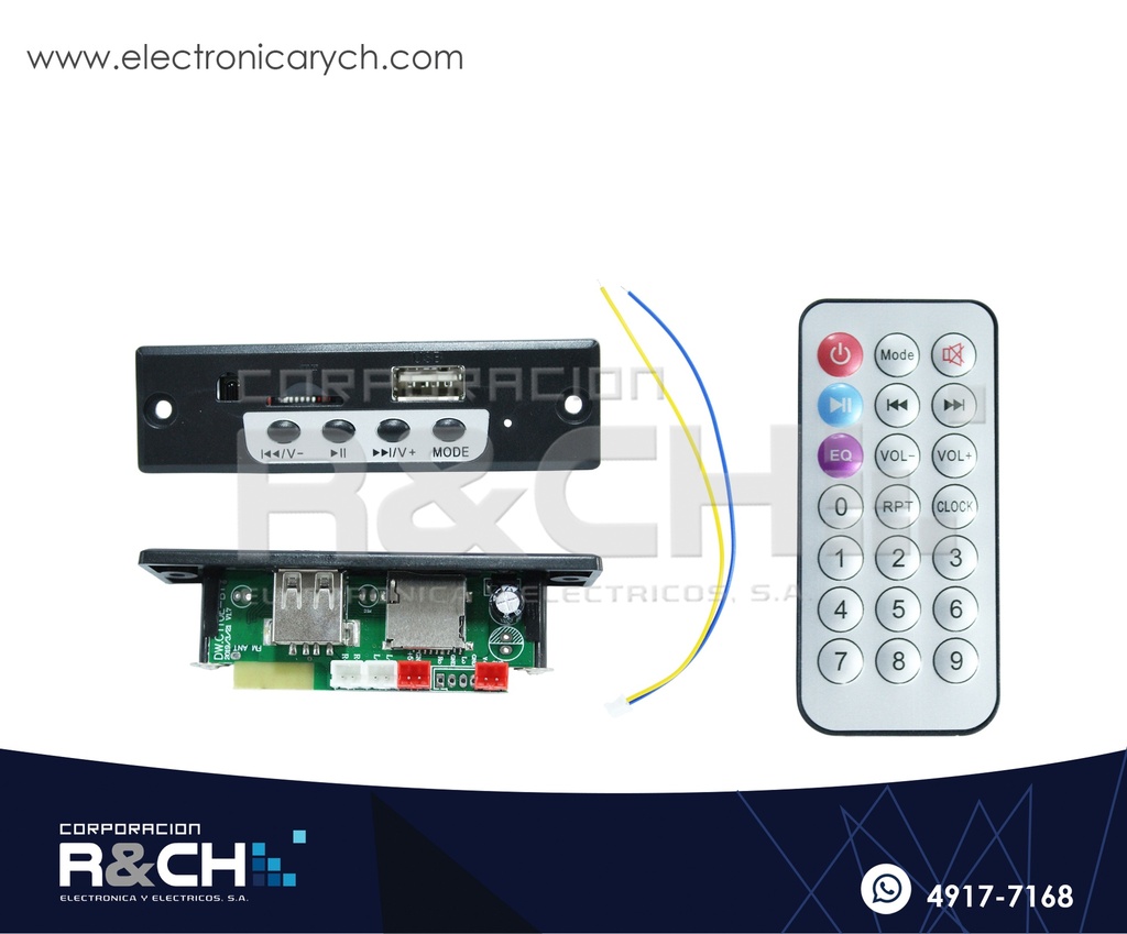 MD-CT10EBT Modulo decodificador USB Radio Bluetooth 5V