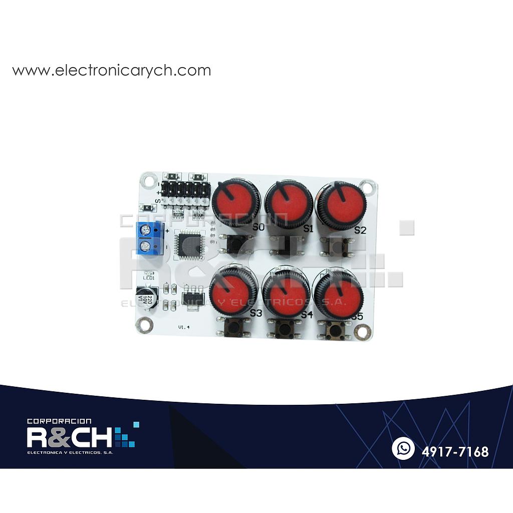 MD-PHIW6 Modulo Driver para Servo Motor 6 Canales PWM