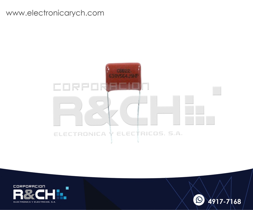 CBB6-564 Capacitor 0.56uF 630V Poliester