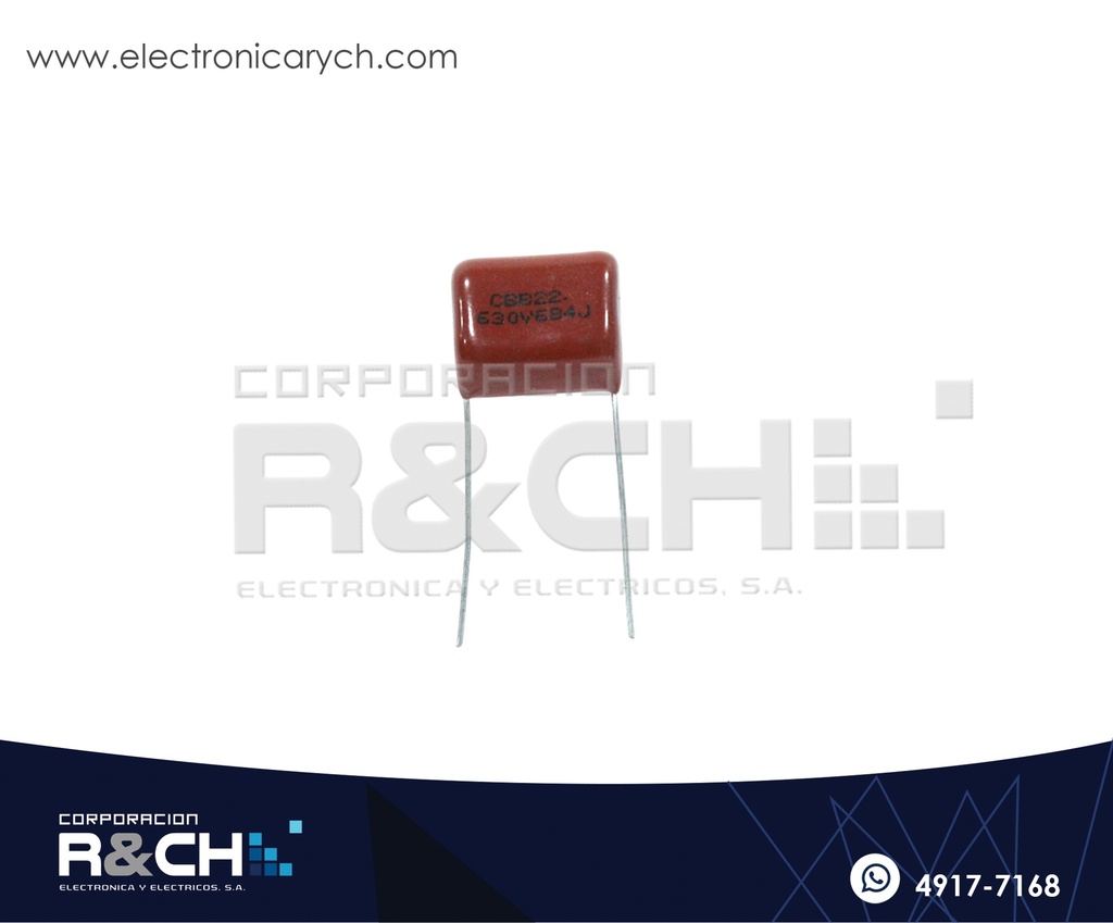 CBB6-684 Capacitor 0.68uF 630V Poliester