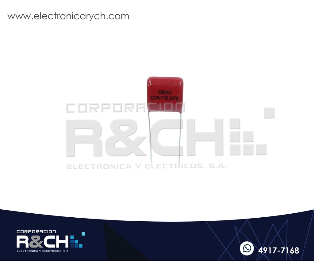CBB6-105 Capacitor 1uF 630V Poliester