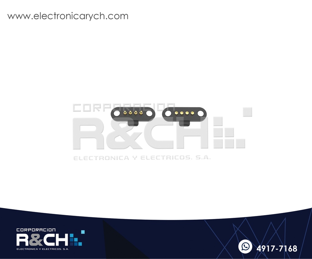 CN-M3P Conector Magnetico Pogo 3 Pin Hembra y Macho