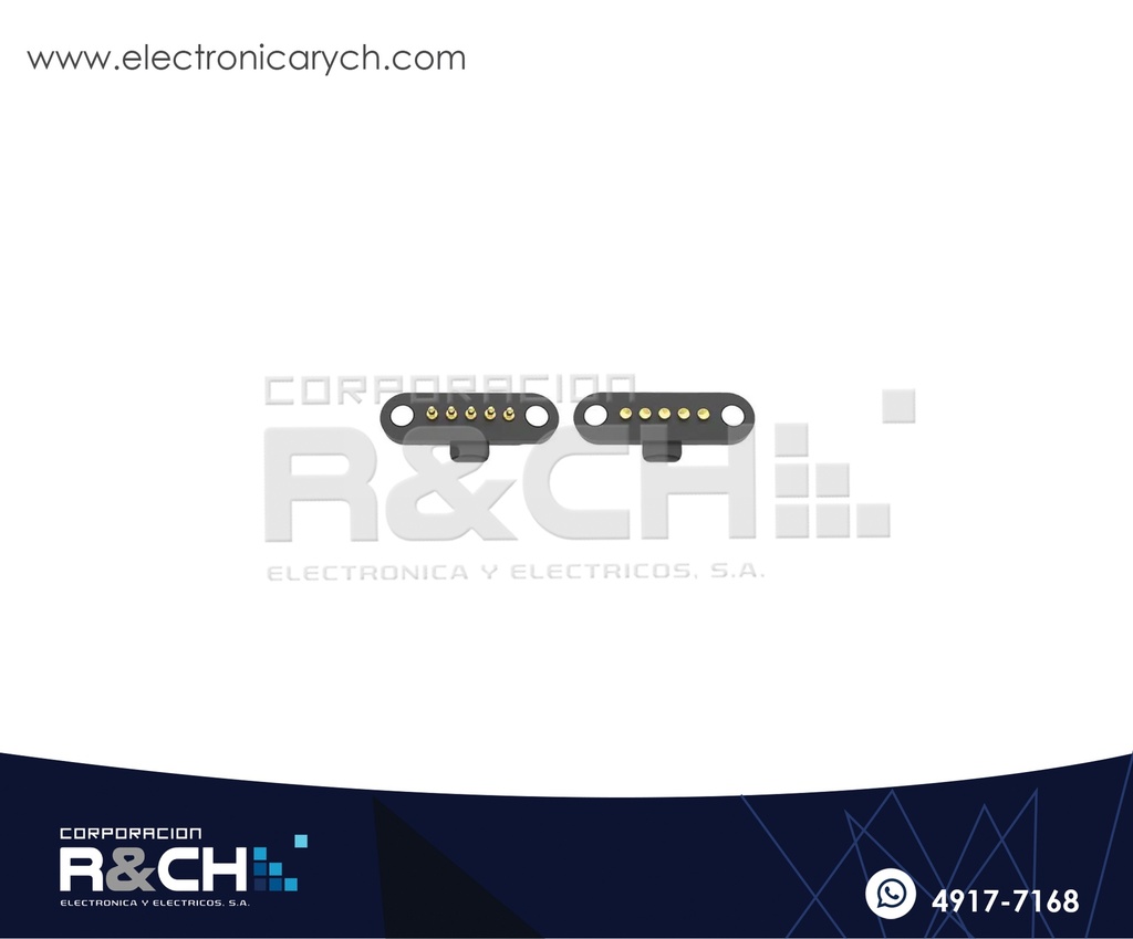 CN-M5P Conector Magnetico Pogo 5 Pin Hembra y Macho