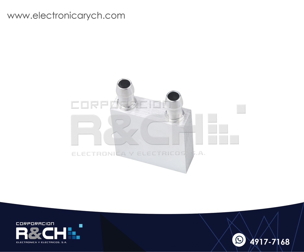 TEC1-4040 Bloque Disipador o Refrigeracion por Agua de Aluminio