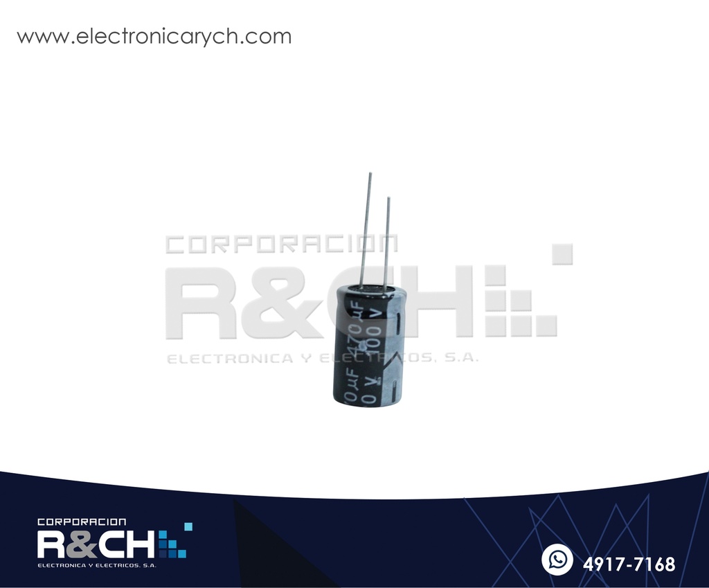 FE-470U/100 Filtro Electrolitico 470uF 100V