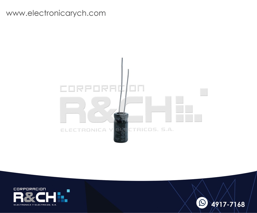FE-4.7U/160 Filtro Electrolitico 4.7uF 160V