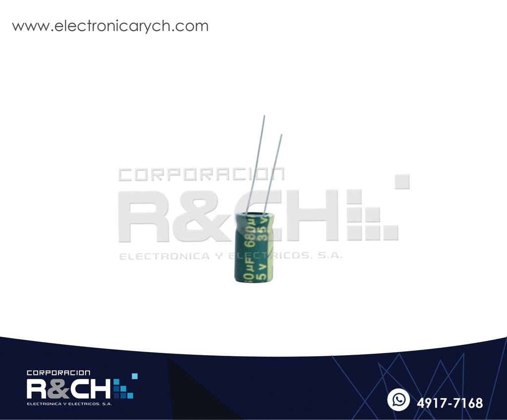 FE-680U/35 Filtro Electrolitico 680uF 35V