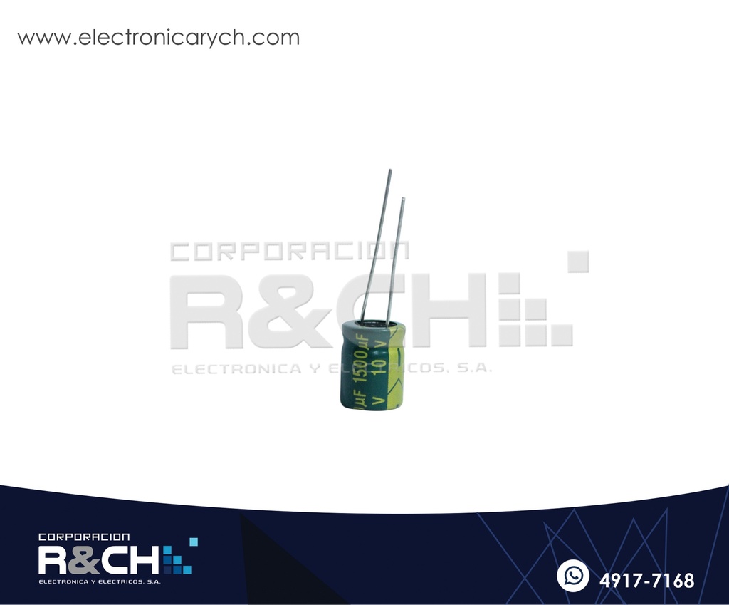 FE-1500U/6.3 Filtro Electrolitico 1500uF 6.3V