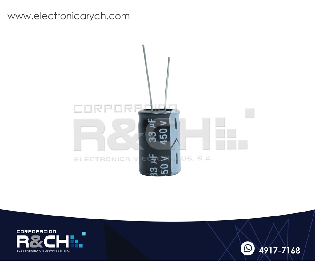FE-33U/450 Filtro Electrolitico 33uF 450V
