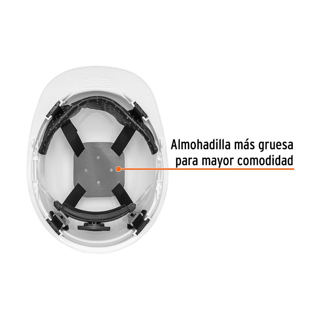 Casco de Seguridad Ajustable Blanco Truper